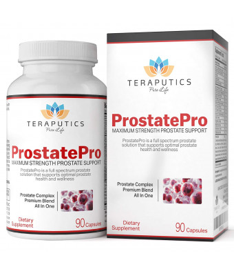 ProstatePro - 33 Premium Ingredients - Saw Palmetto, Beta Sitosterol, Green Tea, Shitake Mushroom, 29 More, 930mg, 45 servings, Full Spectrum Ultimate Prostate Supplement