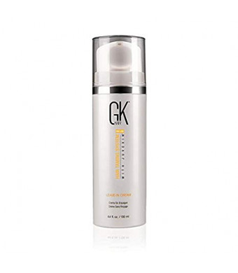 Global Keratin GKhair Leave in Conditioner Cream, Argan Oil Extra Shine Natural Hair Taming System 4.4 fl. oz / 130 ml