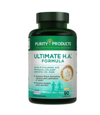 Purity Products - Ultimate H.A. Formula | Type 2 BioCell Collagen | Dynamic Hyaluronic Acid Support for The Joints and Skin* | 90 Count