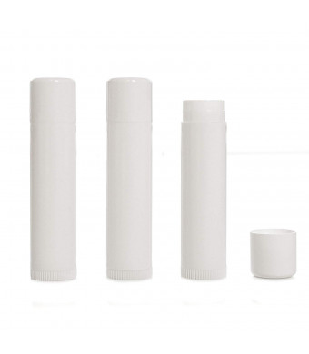 Milliard Lip Balm Crafting Tube Refills - 50 Pack - White