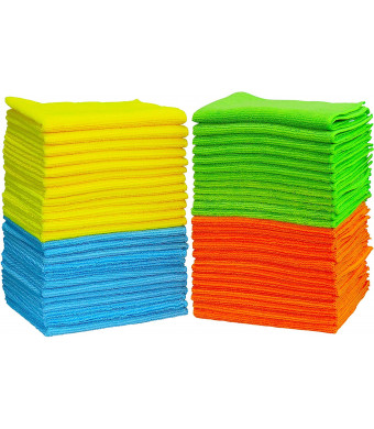 50 Pack - SimpleHouseware Microfiber Cleaning Cloth