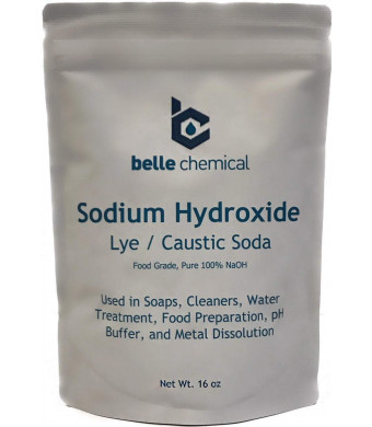 Sodium Hydroxide - Pure - Food Grade  (Caustic Soda, Lye) (1 lb)