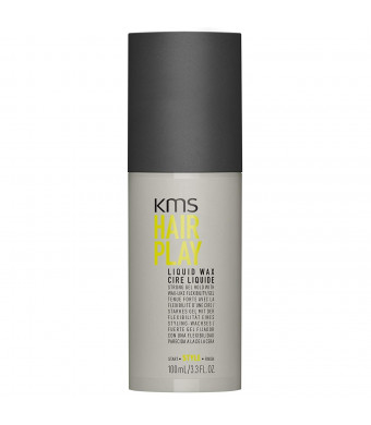 KMS California Hair Play Liquid Wax, Strong Gel Hold with Wax-Like Flexibility, 100 mL/3.3 oz.