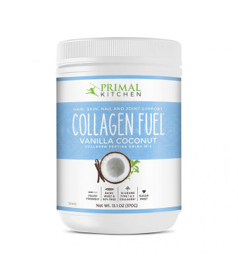 Primal Kitchen Collagen Fuel Protein Mix, Vanilla Coconut - Non-Dairy Coffee Creamer and Smoothie Booster- Supports Healthy Hair, Skin, Nails and Joints, Promotes Muscle Repair