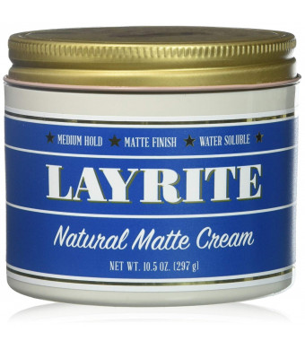 Layrite Natural Matte Cream, 10.5 Oz.