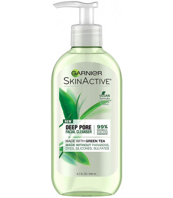 Garnier SkinActive Face Wash with Green Tea, Oily Skin, 6.7 fl. oz.