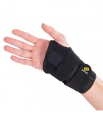 Bracoo Wrist Brace, Reversible Hand Splint for Carpal Tunnel, Wrist Pain and Sport Injury- Adjustable, Customized Fit and Comfortable Padded Lining, Guardian (WB30), 1 Count