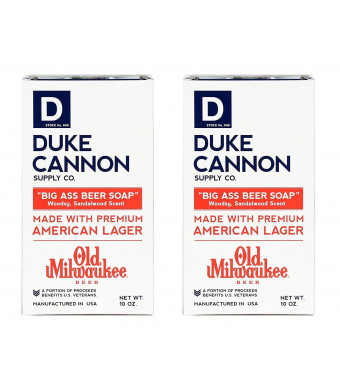 Duke Cannon Big Ass Beer Soap, 10 oz. (Pack of 2)