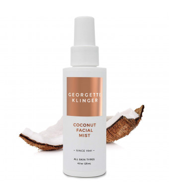 Georgette Klinger Coconut Facial Mist - Moisturizing and Soothing Treatment with Aloe Vera and Green Tea - Hydrating Facial Spray for All Skin Types (coconut facial mist)