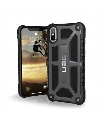 URBAN ARMOR GEAR UAG iPhone Xs/X [5.8-inch Screen] Monarch Feather-Light Rugged [Graphite] Military Drop Tested iPhone Case