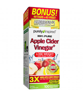 Purely Inspired, Apple Cider Vinegar, 100 Count