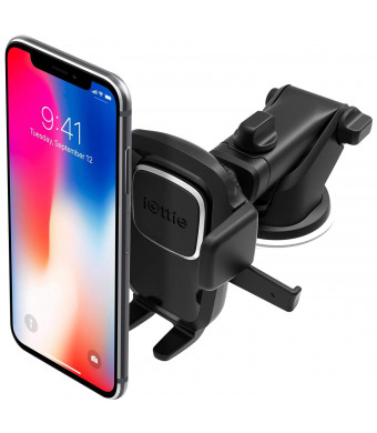 iOttie Easy One Touch 4 Dashboard and Windshield Car Phone Mount Holder for iPhone Xs Max R 8 Plus 7 6s SE Samsung Galaxy S9 S8 Edge S7 S6 Note 9 and Other Smartphone
