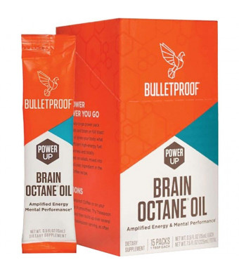 BULLETPROOF Brain Octane Oil, 15 Count