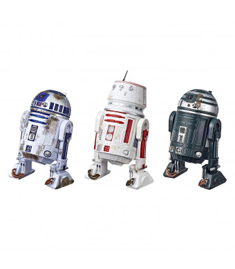 Star Wars The Black Series Episode IV: A New Hope R2-D2 (Red Squadron) Droid Figure 3-Pack  Collectible/Fan 6-Inch-Scale Episode IV Droid Figures