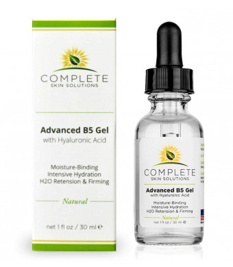 Advanced B5 Hydrating Gel With Hyaluronic Acid-Moisturizing and Hydrating Face Serum For Skin RejuvenationNutritious Natural Formula With Firming, Plumping and Healing Properties
