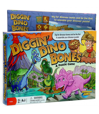 Continuum Games Digging' Dino Bones Board Game - Kids Age 4 and Up