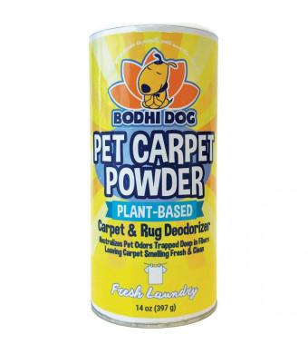 Natural Dog Odor Carpet Powder | Dry Pet Smell Neutralizer and Eliminator | Remove Urine Smells | Plant Based Biodegradable Room Deodorizer Loosens Fur and Dirt