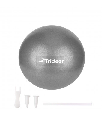 Trideer Pilates Ball, Barre Ball, Mini Exercise Ball, 9 Inch Small Bender Ball, Pilates, Yoga, Core Training and Physical Therapy, Improves Balance, Core Strength and Posture (Home and Gym and Office)