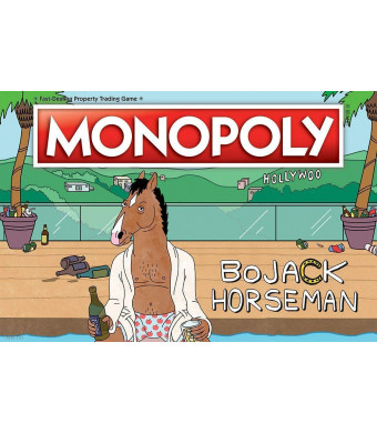 Monopoly BoJack Horseman Board Game | Recruit Your Favorite BoJack Horseman Characters in This Version of Monopoly | Based on The BoJack Horseman Netflix Show | Custom Tokens, Money and Game Board