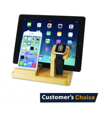Charging Station, Charging Station Multiple Devices, Docking Station, iPhone Charging Station (iPhone/iWatch Stand)