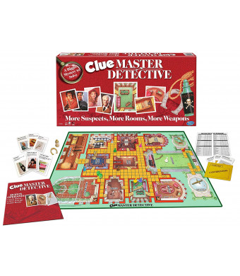 Winning Moves Clue Master Detective - Board Game, Multi-Colored