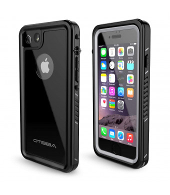 OTBBA Phone 7/8 Waterproof Case, IP68 Certified Waterproof Shockproof Snowproof Dirtproof Full Body Protective Underwater Case Compatible for 7/8