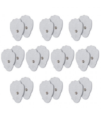 TENS Pads, 10 Pairs of Palm Massager Replacement Pads for TENS Units