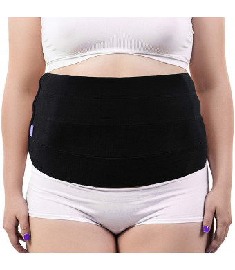 Everyday Medical Plus Size Abdominal Binder for Large Men and Women - Tummy Stomach Holder Wrap  XL-2XL-3XL Bariatric Abdominal Binder - Obesity Girdle Brace - Plus Size Lumbar Support - 3XL