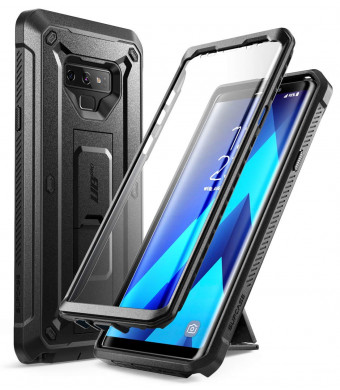 Samsung Galaxy Note 9 Case, SUPCASE Full-Body Rugged Holster Case with Built-in Screen Protector and Kickstand for Galaxy Note 9 (2018 Release), Unicorn Beetle Pro Series - Retail Package (Black)