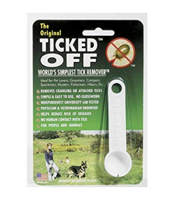 Ticked Off Pets Tick Remover, White
