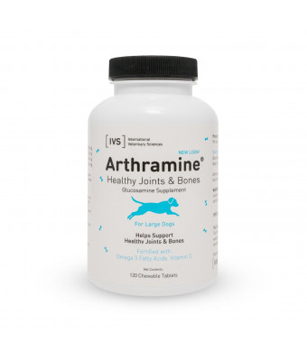 International Veterinary Sciences Arthramine Tablets Healthy Joints and Bones Supplement for Dogs