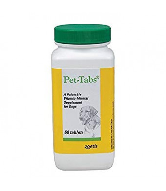 Pet Tabs Original Formula Vitamin Supplement, 60 Count