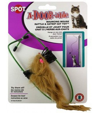 SPOT A-Door-Able Bouncing Mouse Cat Toy