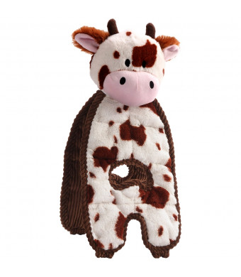 Charming Pet Cuddle Tugs Pet Squeak Toy, Cow