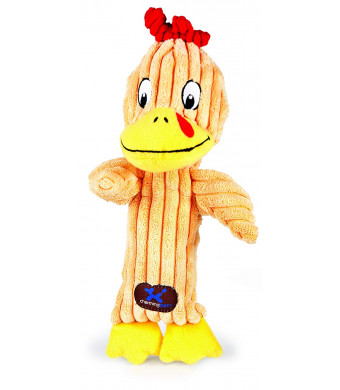 Charming Pet Heads Pet Squeak Toy, Chicken