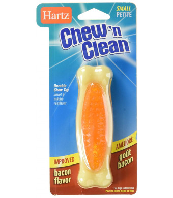 Hartz Chew 'n Clean Tuff Bone Bacon Scented Dental Dog Chew Toy