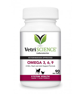 Vetri-Science Omega 3 6 9 Fatty Acid Pet Supplement