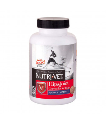 Nutri-Vet Hip and Joint Advanced Strength Chewable Tablets for Dogs