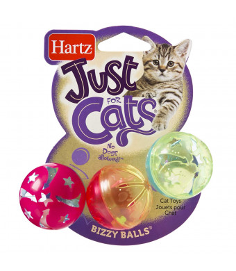 Hartz Just for Cats Bizzy Balls Cat Toy