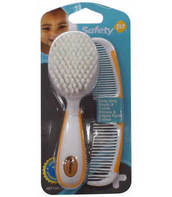 Safety 1st Easy Grip Brush And Comb, Colors May Vary