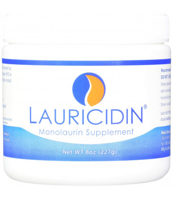 Lauricidin Original Monolaurin Supplement 227gram 8oz jar