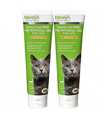 2-Pack Nutri-Cal for Cats High Calorie Dietary Supplement, 4.25-Ounce Tube