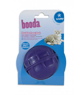 Petmate Double Treat Ball, Purple