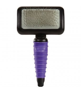 Master Grooming Tools, Ergonomic Slicker Brush XS, Purple