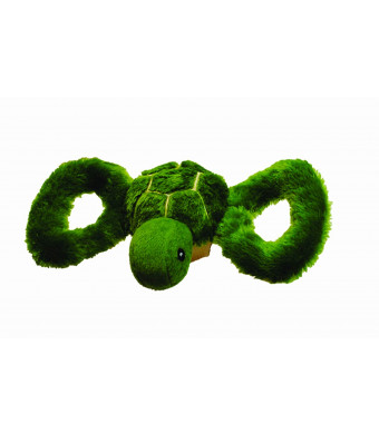 Jolly Pets Tug-a-Mal Turtle | Squeaky Tug Toy for Dogs