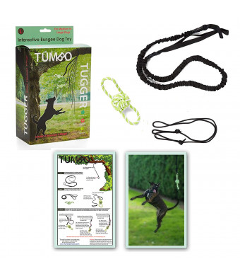 Tumbo Tugger Outdoor Hanging Doggie Bungee Rope Toy, Large