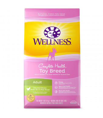 Wellness Complete Health Natural Dry Small Breed Dog Food Toy Breed Chicken and Rice