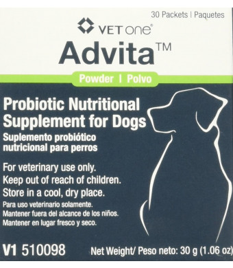 Advita Probiotic Nutritional Supplement for Dogs - 30 (1 g) Packets