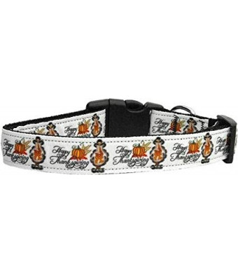 Mirage Pet Products Happy Thanksgiving Dog Collar, Large