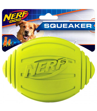Nerf Dog Ridged Squeaker Football